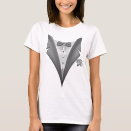 Camiseta Novedad Tux Print
