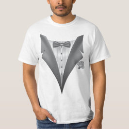 Camiseta Novedad Tux Print