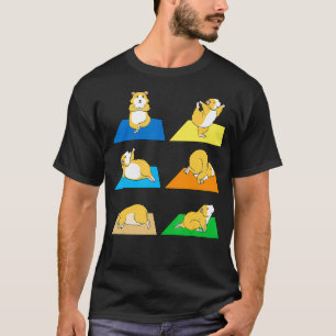 Camiseta Novedades de Cerdo Rodent de Yoga de Hamster 
