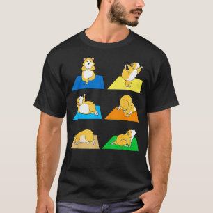 Camiseta Novedades de Cerdo Rodent de Yoga de Hamster
