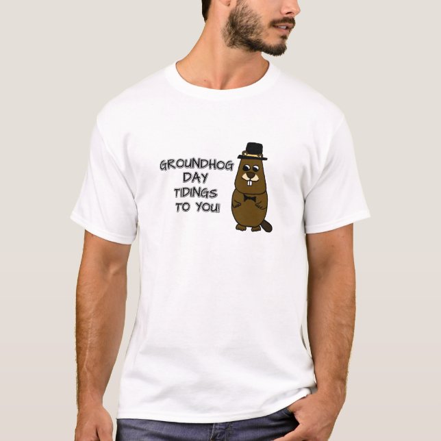 Camiseta ¡Novedades de Groundhog Day! (Anverso)