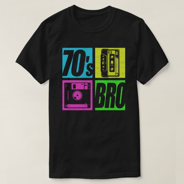 Camiseta Novedades de los años 70 Moda 70 Fiestas temáticas (Diseño del anverso)