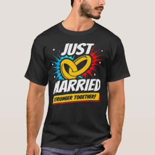 Camiseta Novedades de luna de miel de boda recién casadas