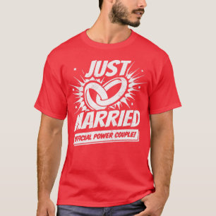 Camiseta Novedades de luna de miel de bodaNovia GroomAcaba 