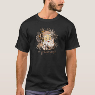 Camiseta Novedades de Santa Nina Claus Leopard de Snowflake
