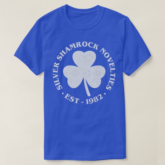 Camiseta Novedades Shamrock plateadas Vintage (Diseño del anverso)