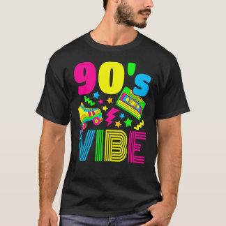 Camiseta Novedades Vibe 1990 Moda 90 Equipo temático novent