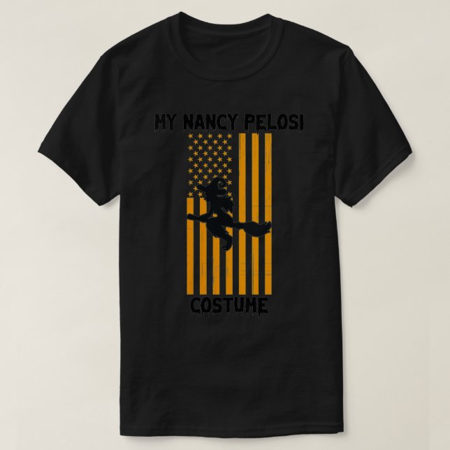 Camiseta Novedosa mujer Nancy Pelosi Vestimenta La Bruja Vo (Diseño del anverso)