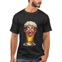 Novela divertida de cerveza IPA gráfica para hombr