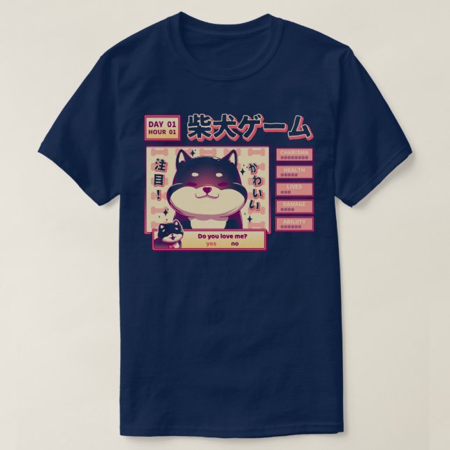 Camiseta Novela shiba (Diseño del anverso)