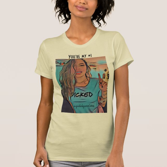 Camiseta Novela SUAVE T 2 del bebé del azúcar (Anverso)