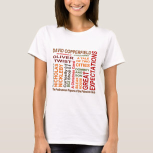Camiseta Novelas de Charles Dickens