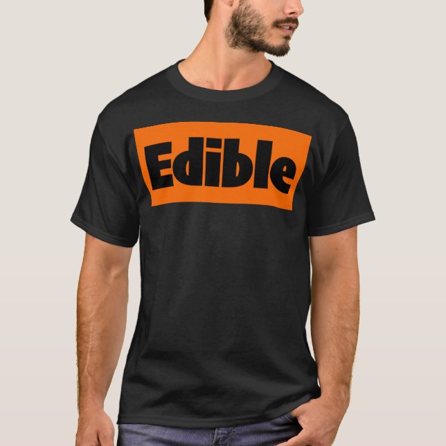 Camiseta Novelidad de Impresión Comestible (Anverso)