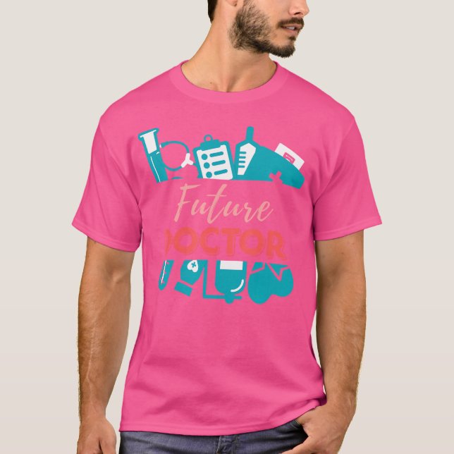 Camiseta Novelta de estudiante de medicina para futuros Méd (Anverso)