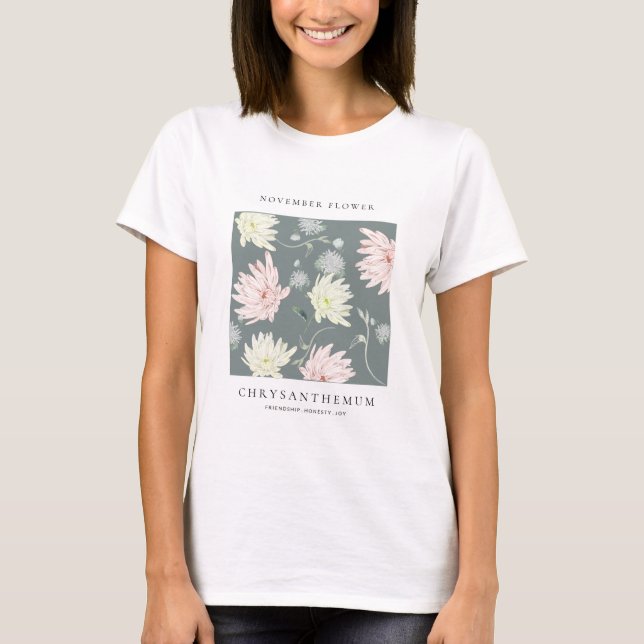 Camiseta November Birth Month Flower T-Shirt (Anverso)