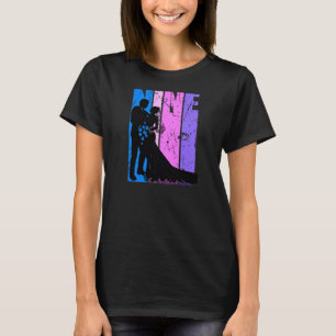 Camiseta Novena Aniversario del Boda de la Mujer Casada con