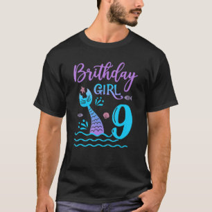 Camiseta Novena empleada doméstica de 9 años Chica de cumpl