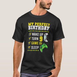 Camiseta Novena Fiesta de Cumpleaños Perfecta Para Jugador