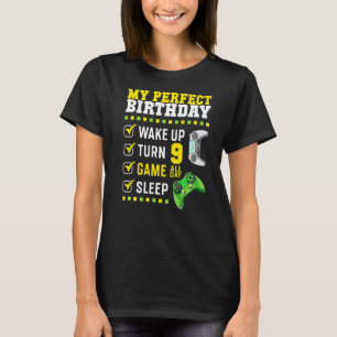 Camiseta Novena Fiesta de Cumpleaños Perfecta Para Jugador