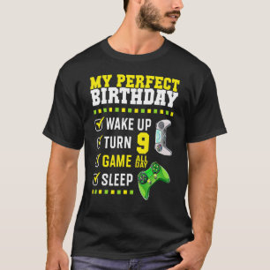 Camiseta Novena Fiesta de Cumpleaños Perfecta Para Jugador