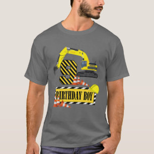 Camiseta Novena Nochevieja Construcción De Excavadora De Cu