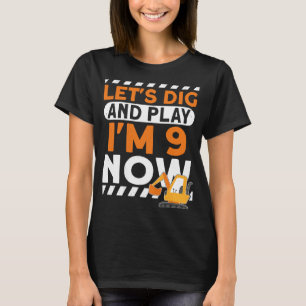 Camiseta Novena Novena Noche de Construcción Excavato de Ni