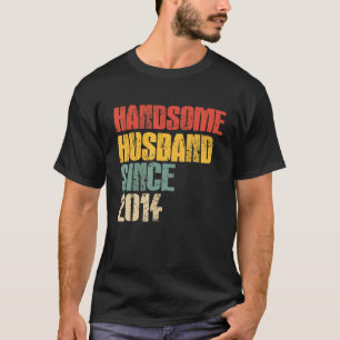 Camiseta Noveno aniversario de Boda para él guapo Husb