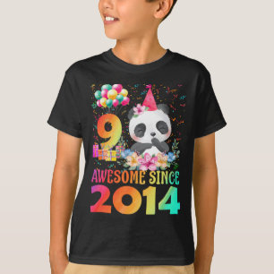 Camiseta Noveno año Panda Unicorn Chica Fiesta