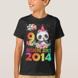 Camiseta Noveno año Panda Unicorn Chica Fiesta
