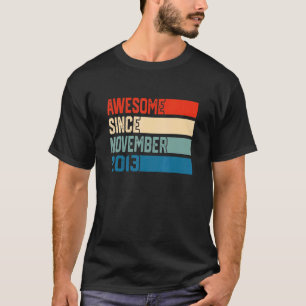 Camiseta Noveno cumpleaños 9 años de edad increíble desde e
