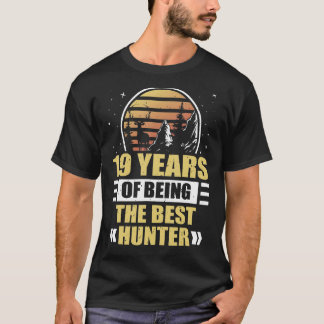 Camiseta Noveno cumpleaños de 19 años