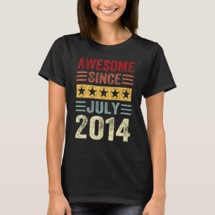 Camiseta Noveno cumpleaños de 9 años impresionante desde ju
