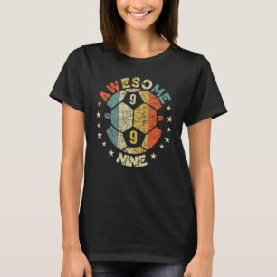 Camiseta Noveno cumpleaños de Chicas de niños de 9 años
