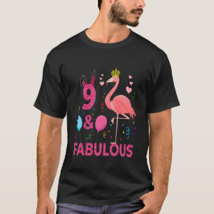 Camiseta Noveno cumpleaños para Chicas 9 años Cute 9 Bir