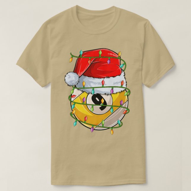 Camiseta Noveno Deportivo Lover Xmas Encendió Santa Ninebal (Diseño del anverso)
