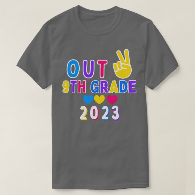 Camiseta Noveno Grado De Grado Del Día De Graduación De 202 (Diseño del anverso)