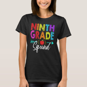 Camiseta Noveno Grado Escuadrón 9 Equipo de Estudiantes Doc