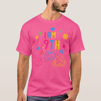 Camiseta Noveno grado Niños Cumpleaños Día de los Niños par