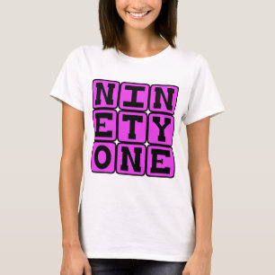 Camiseta Noventa y uno, Número 91