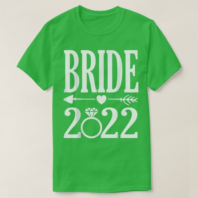 Camiseta Novia 2022 Por casarse en 2022 Lindo Anuncio de Bo (Diseño del anverso)