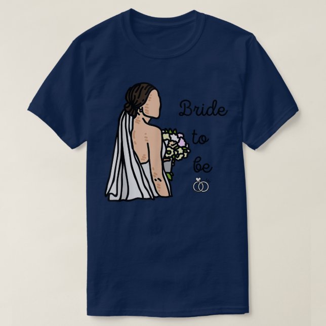 Camiseta Novia a ser (Diseño del anverso)