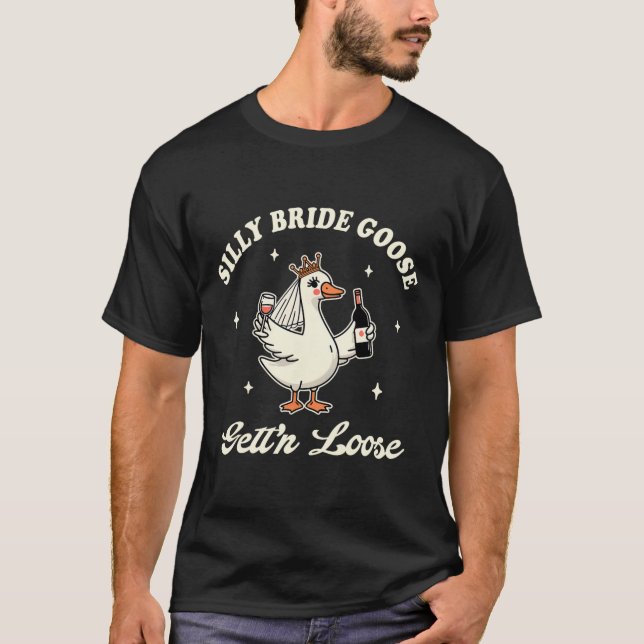 Camiseta Novia a ser Boda bebiendo maridito (Anverso)