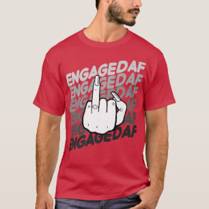 Camiseta Novia A Ser Boda De AF Llamar A Futuro Sra.