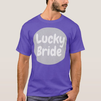 Camiseta Novia afortunada
