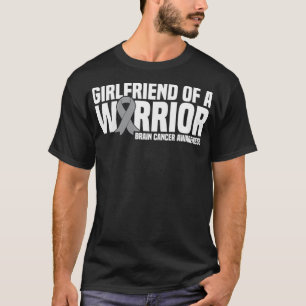 Camiseta Novia amiga de un cerebro de cinta gris guerrera C