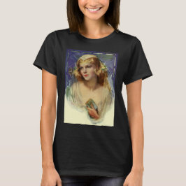 Camiseta Novia antigua sosteniendo una Biblia, Boda religio