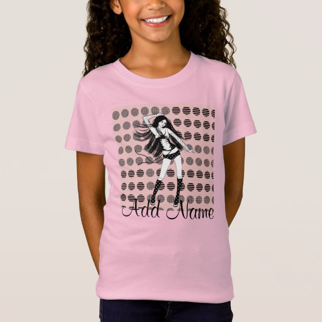 Camiseta novia bailarina rosa (Anverso)