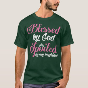 Camiseta Novia bendecida por Dios malcriada por mi novio