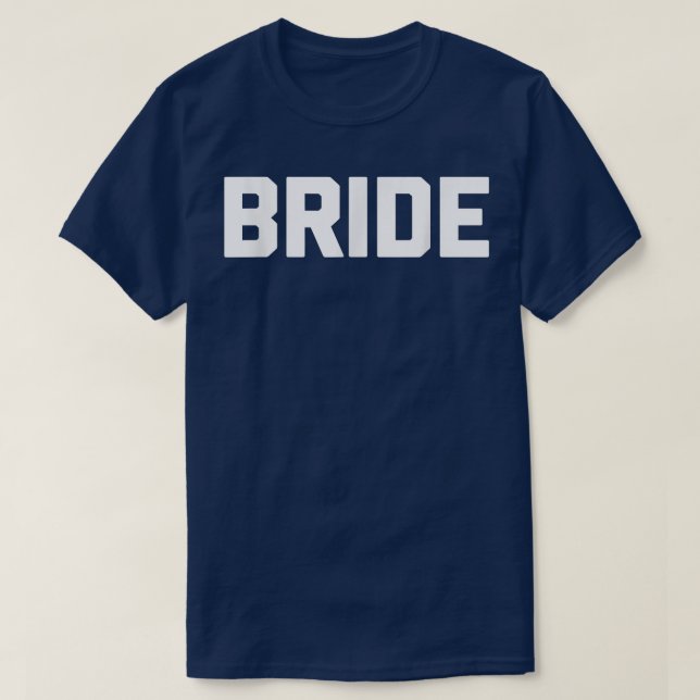 Camiseta Novia boda de novias con partido de soltera (Diseño del anverso)