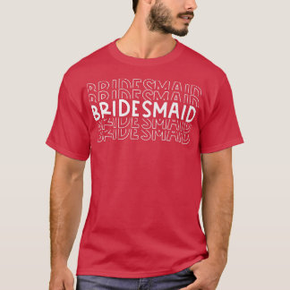 Camiseta Novia Boda de novias Participación Novia Groomsme